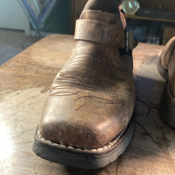 Chippewa square toe snake boots / engineer boots 9 women’s/8 men’s - Picture 6 of 8